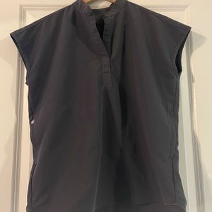 Figs Rafaela Oversized Scrub Top Limited Edition Charcoal